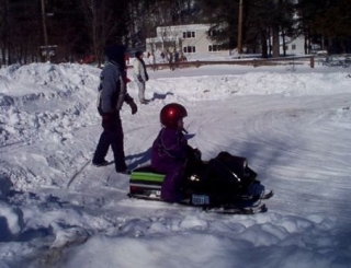 mini moto de nieve